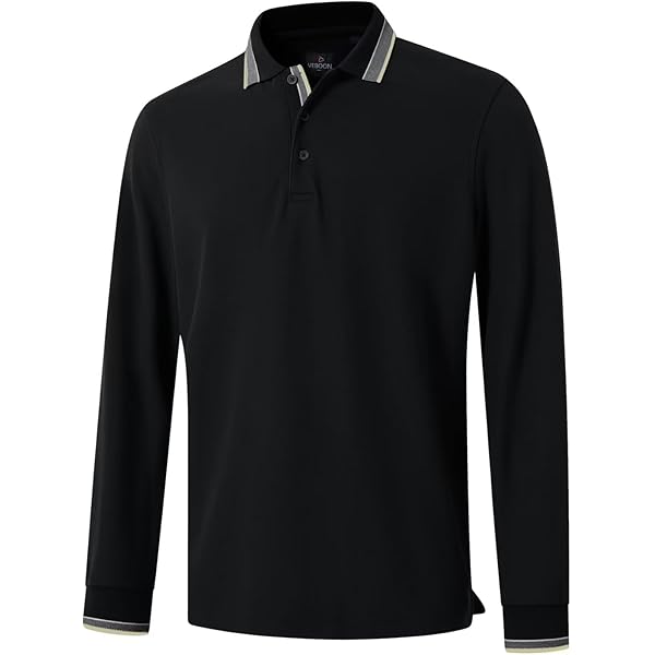 Cijia-Cijia Men Long Sleeve Polo Shirts Lion Graphic